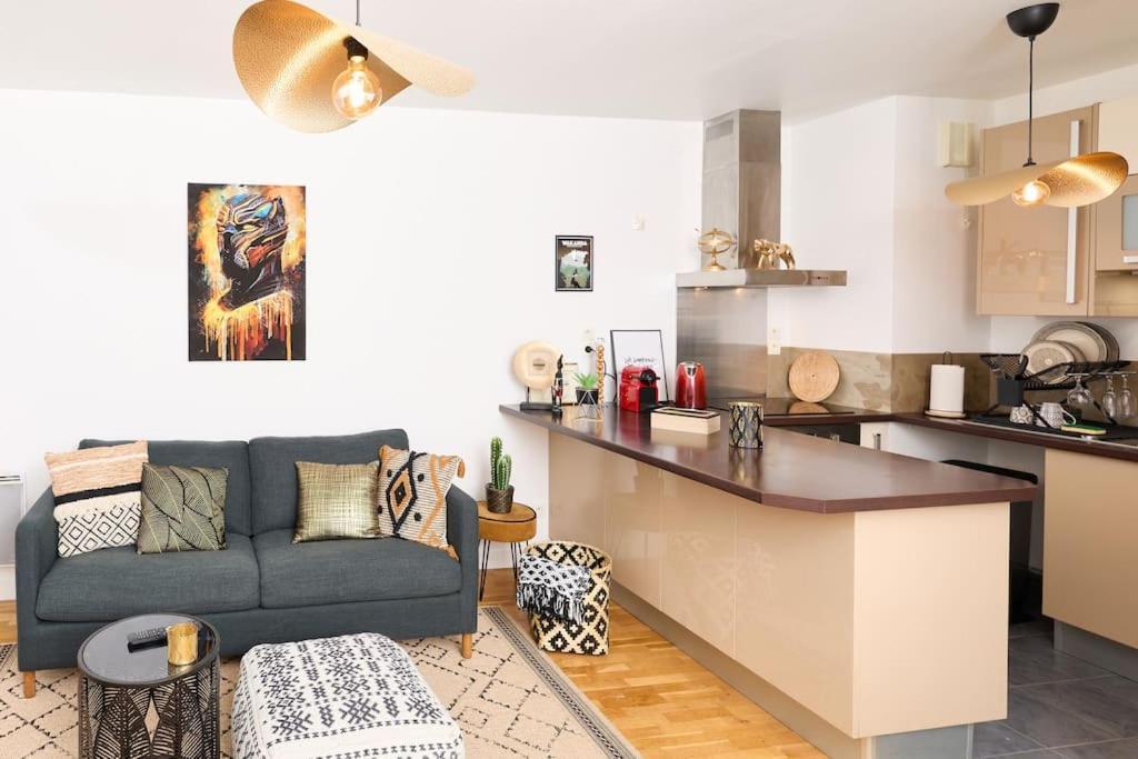 Appartement Wakandais-Proche Disney, Parking & Wifi Montévrain Dış mekan fotoğraf