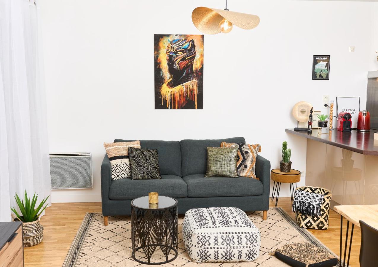 Appartement Wakandais-Proche Disney, Parking & Wifi Montévrain Dış mekan fotoğraf